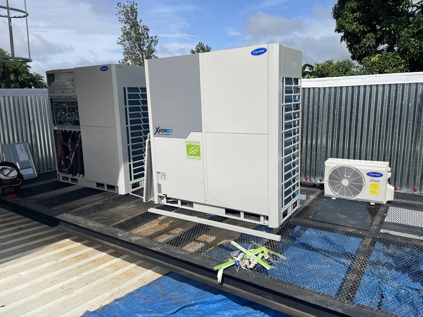 Sistema VRF instalado